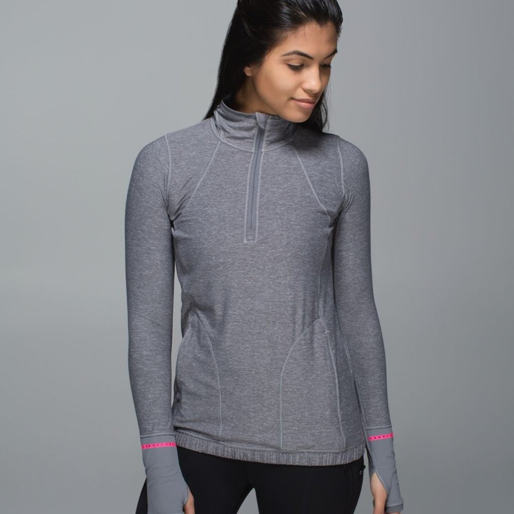 lululemon athletica Gray Long Sleeve Top